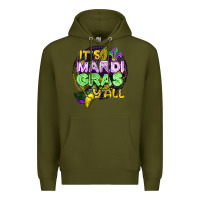 Its Mardi Gras Yall Premium Hoodie | Teevron
