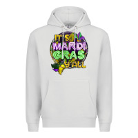 Dove Grey its mardi gras yall Premium Hoodie - CowGirlArtShop