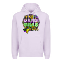 Lilac its mardi gras yall Premium Hoodie - CowGirlArtShop