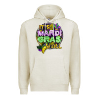 Oatmeal Heather its mardi gras yall Premium Hoodie - CowGirlArtShop