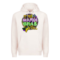 Pale Pink its mardi gras yall Premium Hoodie - CowGirlArtShop