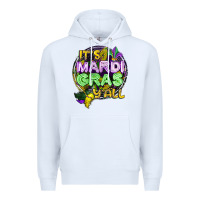 White its mardi gras yall Premium Hoodie - CowGirlArtShop