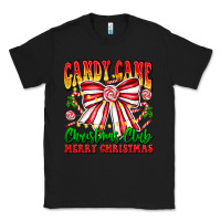 Black Candy Cane Christmas Club Classic Tee - CowhideDigitalArt