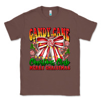 Chestnut Candy Cane Christmas Club Classic Tee - CowhideDigitalArt