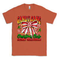 Copper Candy Cane Christmas Club Classic Tee - CowhideDigitalArt