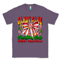 Lavender Candy Cane Christmas Club Classic Tee - CowhideDigitalArt