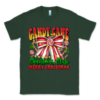 Sports Green Candy Cane Christmas Club Classic Tee - CowhideDigitalArt