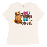 Bone half teacher half coffee Ladies Tee - JahusDesignShop