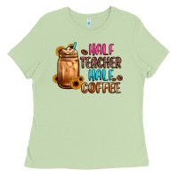 Matcha half teacher half coffee Ladies Tee - JahusDesignShop