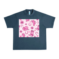 Midnight Navy cowgirl valentine's day Urban Heavy Tee - MaliasSmallBusiness