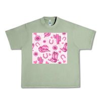 Oil Green cowgirl valentine's day Urban Heavy Tee - MaliasSmallBusiness