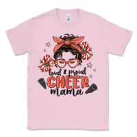 Bubblegum Pink loud&proud mama messy bun Classic Tee - MaliasSmallBusiness