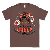 Chestnut loud&proud mama messy bun Classic Tee - MaliasSmallBusiness