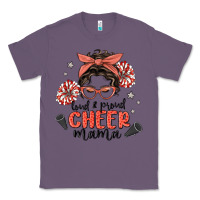Lavender loud&proud mama messy bun Classic Tee - MaliasSmallBusiness