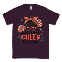 Plum loud&proud mama messy bun Classic Tee - MaliasSmallBusiness