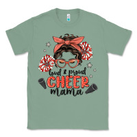Sage loud&proud mama messy bun Classic Tee - MaliasSmallBusiness
