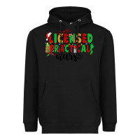 Black licensed practical nurse Heavyweight Hoodie - CowGirlArtShop