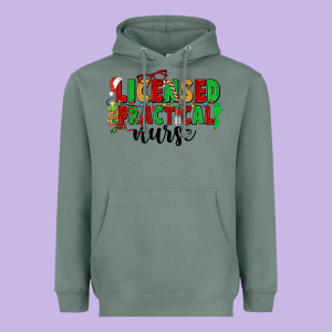 Licensed Practical Nurse Heavyweight Hoodie Designed By Cowgirlartshop