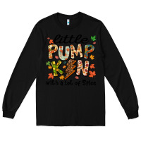 Black little pumpkin with a lot of spice Long Sleeve Tee - MaliasSmallBusiness