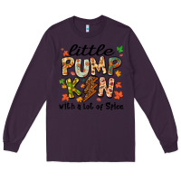 Plum little pumpkin with a lot of spice Long Sleeve Tee - MaliasSmallBusiness