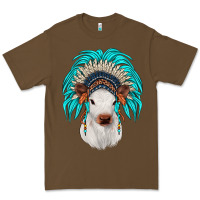 Cacao calf indian headdress Premium Tee - JahusDesignShop