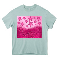 Arona pink glitter star Heavy Core Tee - JahusDesignShop