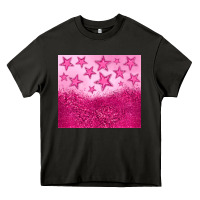 Asphalt pink glitter star Heavy Core Tee - JahusDesignShop
