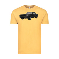 Vintage Mustard classic car Vintage Tee - MaliasSmallBusiness