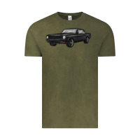 Vintage Olive classic car Vintage Tee - MaliasSmallBusiness