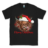 Black mooey christmas cow Classic Tee - JahusDesignShop