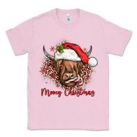 Bubblegum Pink mooey christmas cow Classic Tee - JahusDesignShop