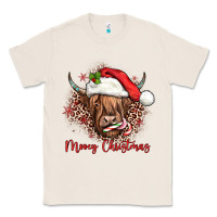 Natural mooey christmas cow Classic Tee - JahusDesignShop