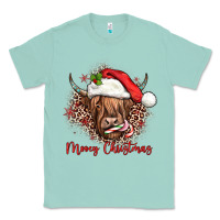 Seafoam mooey christmas cow Classic Tee - JahusDesignShop