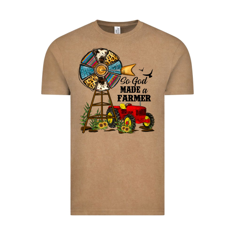 So God Made A Farmer Vintage Tee by JahusDesignShop | Teevron