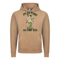 Vintage Coffee i'm too much go find less boujee frog Vintage Hoodie - MaliasSmallBusiness