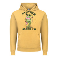 Vintage Mustard i'm too much go find less boujee frog Vintage Hoodie - MaliasSmallBusiness