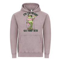 Vintage Zinc i'm too much go find less boujee frog Vintage Hoodie - MaliasSmallBusiness