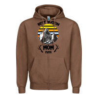Chestnut Best Buckin Mom Ever Zipper Hoodie - Bettercallsaul