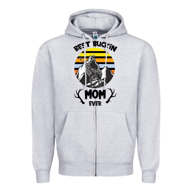 Best Buckin Mom Ever Zipper Hoodie by Bettercallsaul | Teevron