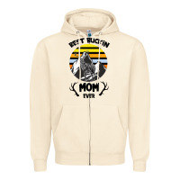 Sandshell Best Buckin Mom Ever Zipper Hoodie - Bettercallsaul