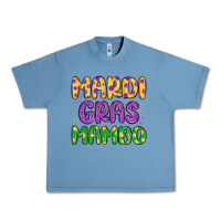 Pebble Blue mardi gras mambo Urban Heavy Tee - MaliasSmallBusiness