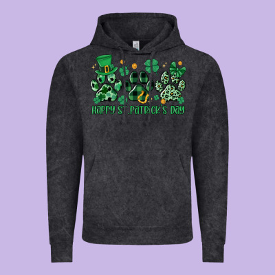 Happy St.patrick's Day Vintage Hoodie Designed By Maliassmallbusiness