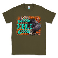Army Green Thanksgiving Turkey Gobble Gobble Classic Tee - NancyCooperArtShop