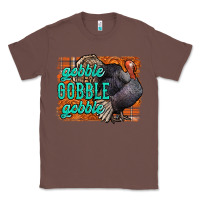 Chestnut Thanksgiving Turkey Gobble Gobble Classic Tee - NancyCooperArtShop