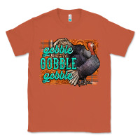 Copper Thanksgiving Turkey Gobble Gobble Classic Tee - NancyCooperArtShop
