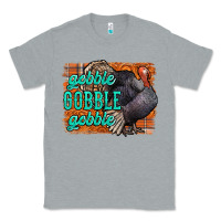 Heather Grey Thanksgiving Turkey Gobble Gobble Classic Tee - NancyCooperArtShop