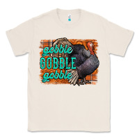 Natural Thanksgiving Turkey Gobble Gobble Classic Tee - NancyCooperArtShop