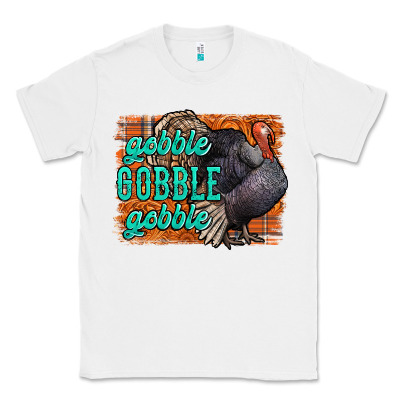 Thanksgiving Turkey Gobble Gobble Classic Tee by NancyCooperArtShop | Teevron