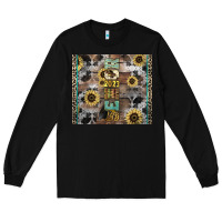 Black Senior 2023 western Long Sleeve Tee - NancyCooperArtShop