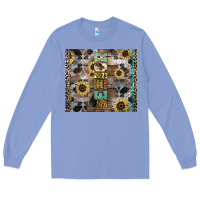 Colony Blue Senior 2023 western Long Sleeve Tee - NancyCooperArtShop